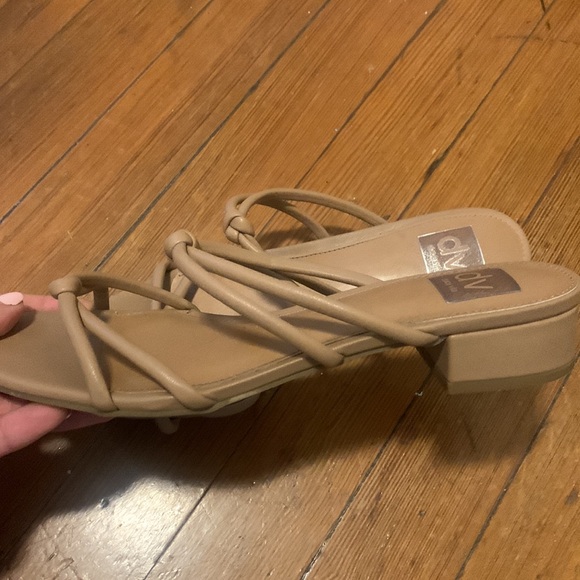 DV Nude Knotted Sandals - Picture 2 of 3